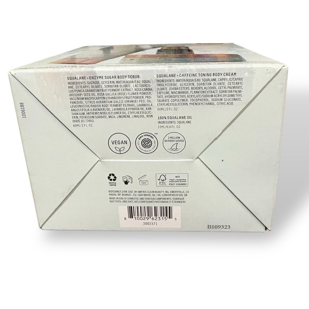 BIOSSANCE Smooth Start Body Set 3PC -‎ New In Box - Picture 4 of 4